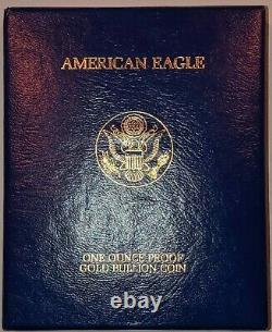 Coins Us 1986 W American Eagle 50 $ Pièce D'or. Certifié À La Monnaie Américaine, Non Classé