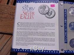 Collection Complète American Silver Eagles De 1986 À 2012, Officiel Us Mint