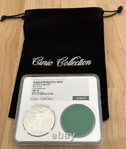 Collection Curio Emballage Monnaie US 2024 1 oz Aigle en Argent STAR PRIVY FR NGC MS70