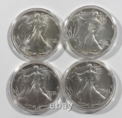 Collection de 30 pièces de l'American Silver Eagle. 1986-2015. Toutes en qualité éclatante non circulée.