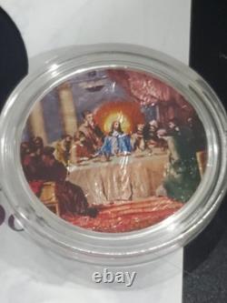 Dernier repas (Jésus) American Silver Eagle 1 oz. pièce chrétienne en argent 999 dollar américain