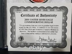 Dernier repas (Jésus) American Silver Eagle 1 oz. pièce chrétienne en argent 999 dollar américain