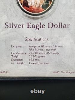 Dernier repas (Jésus) American Silver Eagle 1 oz. pièce chrétienne en argent 999 dollar américain
