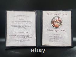 Dernier repas (Jésus) American Silver Eagle 1 oz. pièce chrétienne en argent 999 dollar américain