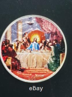 Dernier repas (Jésus) American Silver Eagle 1 oz. pièce chrétienne en argent 999 dollar américain