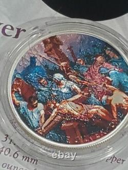 Dernier repas (Jésus) American Silver Eagle 1 oz. pièce chrétienne en argent 999 dollar américain