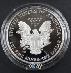 Dollar en Argent Américain Proof 2000-P Eagle $1 Boîte et COA US Mint Bullion OGP