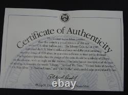 Dollar en Argent Américain Proof 2000-P Eagle $1 Boîte et COA US Mint Bullion OGP