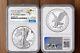 Ensemble De FÉlicitations Coin Silver Eagle W-2025 PrÉvente Ultra Cameo Pf70
