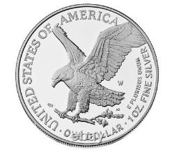 EN MAIN 1776 2026 W PROOF 1 Oz AIGLE EN ARGENT AMÉRICAIN 250ème PRIVY US MINT avec OGP