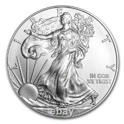 Eagle Américain 2014. 999 1 Oz Fine Silver Bullion 20 Bu Pièces - Rouleau De Menthe D'origine