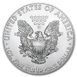 Eagle Américain 2014. 999 1 Oz Fine Silver Bullion 20 Bu Pièces - Rouleau De Menthe D'origine