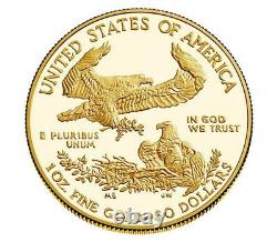 En Main, Gold Eagle 2021 W, 1 Oz Gold Proof 21eb, Épuisé, Seulement 12 700 Minted