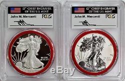 Ensemble De Commémoration 75e Anniversaire De La Silver Eagle S 2012, Série Pcgs Pr70 Mercanti Mint