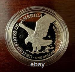 Ensemble Félicitations 2025 W Proof Silver Eagle avec emballage d’origine et certificat d’authenticité