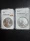 Ensemble De 2 2024 American Silver Eagle 1 $ Ngc Ms 70 Livraison Gratuite