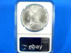 Ensemble de 2 pièces 2024&25 (P), aigle en argent avec étoile et marques d'aigle NGC Ms 70 FDOI Gaud