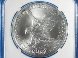 Ensemble de 2 pièces 2024&25 (P), aigle en argent avec étoile et marques d'aigle NGC Ms 70 FDOI Gaud