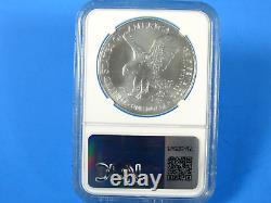 Ensemble de 2 pièces 2024 (P), Aigle en argent avec étoile privy NGC Ms 70/69 FDOI Gaudioso Sig