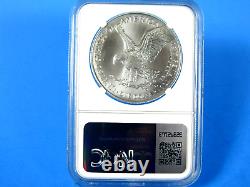 Ensemble de 2 pièces 2024 (P), Aigle en argent avec étoile privy NGC Ms 70/69 FDOI Gaudioso Sig