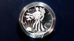 Ensemble de 2 pièces Silver Eagle 2013-W en finition Enhanced et Reverse Proof avec certificat d’authenticité et emballage d’origine complet