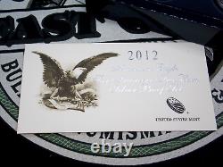 Ensemble de 2 pièces de l'Aigle en Argent Américain de San Francisco 2012 (Boîte et Certificat d'Authenticité)