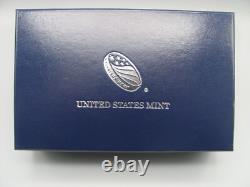 Ensemble de 2 pièces en argent Proof American Eagle West Point 2013 avec boîte et certificat d'authenticité