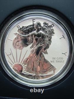 Ensemble de 2 pièces en argent Proof American Eagle West Point 2013 avec boîte et certificat d'authenticité