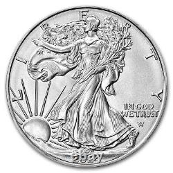 Ensemble de 40 pièces d'aigle en argent MS-69 PCGS (avec boîtes PCGS) de 1986 à 2024