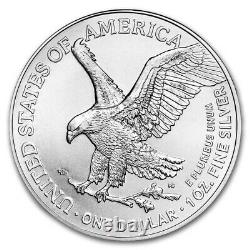 Ensemble de 40 pièces d'aigle en argent MS-69 PCGS (avec boîtes PCGS) de 1986 à 2024
