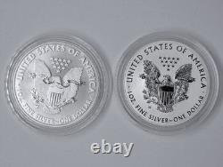 Ensemble de deux pièces American Eagle West Point Proof 2013 en argent .999