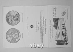 Ensemble de deux pièces American Eagle West Point Proof 2013 en argent .999