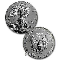 Ensemble de deux pièces d'argent American Eagle 2012-S (75e anniversaire) SKU #70576