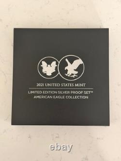 Ensemble de pièces American Eagle en argent proof édition limitée 2021 de l’US Mint
