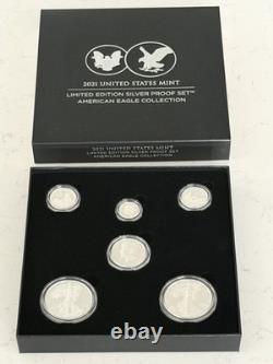 Ensemble de pièces American Eagle en argent proof édition limitée 2021 de l’US Mint