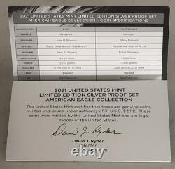 Ensemble de pièces American Eagle en argent proof édition limitée 2021 de l’US Mint
