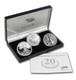 Ensemble De Pièces En Argent American Eagle 20e Anniversaire De La Monnaie Des États-unis 2006 Avec Certificat D'authenticité Et Boîte