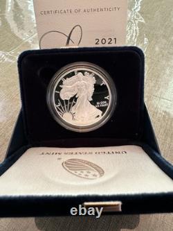 Ensemble de pièces en argent américain Silver Eagle Proof 2016-2024. OGP Type1&2 bord lettre 2016
