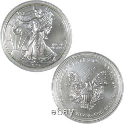 Ensemble de pièces en argent du 25e anniversaire de l'Aigle américain 2011 avec certificat d'authenticité SKUCPC7073