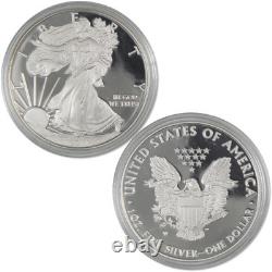 Ensemble de pièces en argent du 25e anniversaire de l'Aigle américain 2011 avec certificat d'authenticité SKUCPC7073