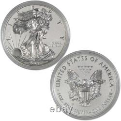 Ensemble de pièces en argent du 25e anniversaire de l'Aigle américain 2011 avec certificat d'authenticité SKUCPC7073