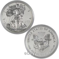 Ensemble de pièces en argent du 25e anniversaire de l'Aigle américain 2011 avec certificat d'authenticité SKUCPC7073