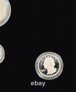 Ensemble de preuves en édition limitée de l'aigle d'argent de la Monnaie américaine W & S de 2021 dans son emballage d'origine (21rcn)