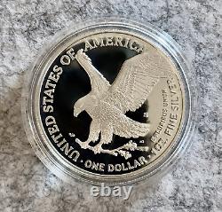 Ensemble de preuves en édition limitée de l'aigle d'argent de la Monnaie américaine W & S de 2021 dans son emballage d'origine (21rcn)