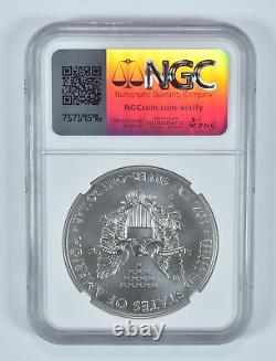 Ensemble du 25ème anniversaire de l'Aigle en argent américain 2011-S État de frappe 9.9 NGC X NGCX