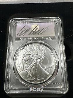 Ensemble spécial de 3 pièces de l'Aigle américain en argent 2023 David Hall PCGS MS70