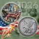&Eacute;tats-unis Aigle Am&eacute;ricain Ind&eacute;pendance Am&eacute;ricaine Pi&egrave;ce En Argent 1 Oz 1 $ Usa 2026 Pr&Eacute;sent