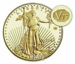Fin De La Seconde Guerre Mondiale 75e Anniversaire American Eagle Gold Proof Coin Mint Sealed