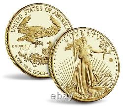 Fin De La Seconde Guerre Mondiale 75e Anniversaire American Eagle Gold Proof Coin Mint Sealed