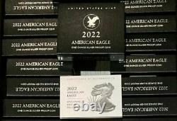 In-hand, 2022 W Ngc Pf70 $1 American Silver Eagle Proof Premier Jour D'émission De L'ied